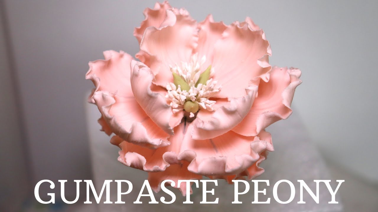 Gumpaste Peony Tutorial