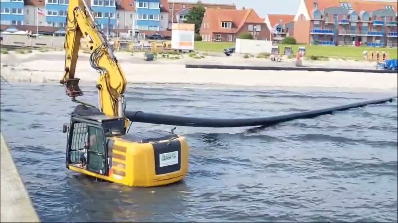 Schönberger Strand, es ist eine Sisyphus Arbeit