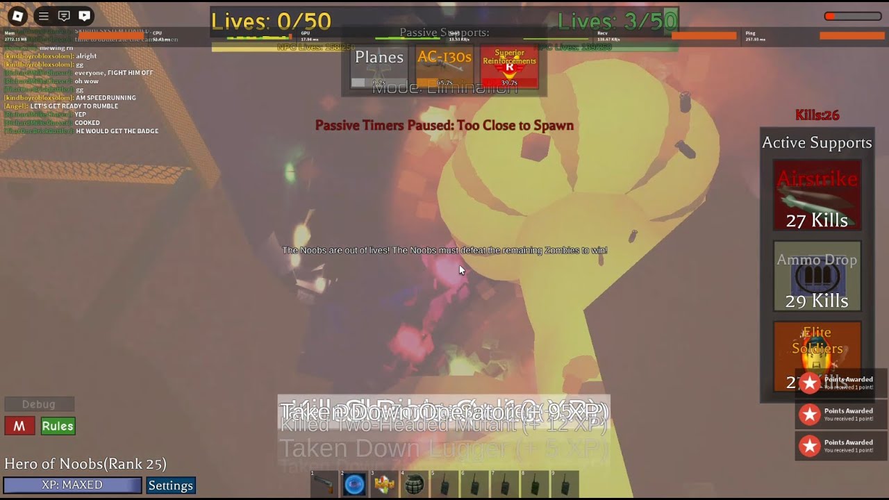 Commandist Hero Nuclear Bomb/Nuke - Noobs vs zombies realish reborn
