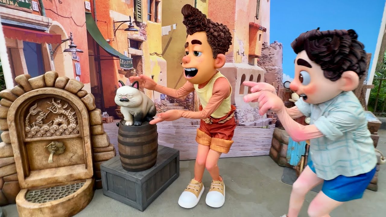 Лука и Альберто встречаются на вечеринке Pixar Pals Playtime в рамках фестиваля Pixar Fest 2024 —...