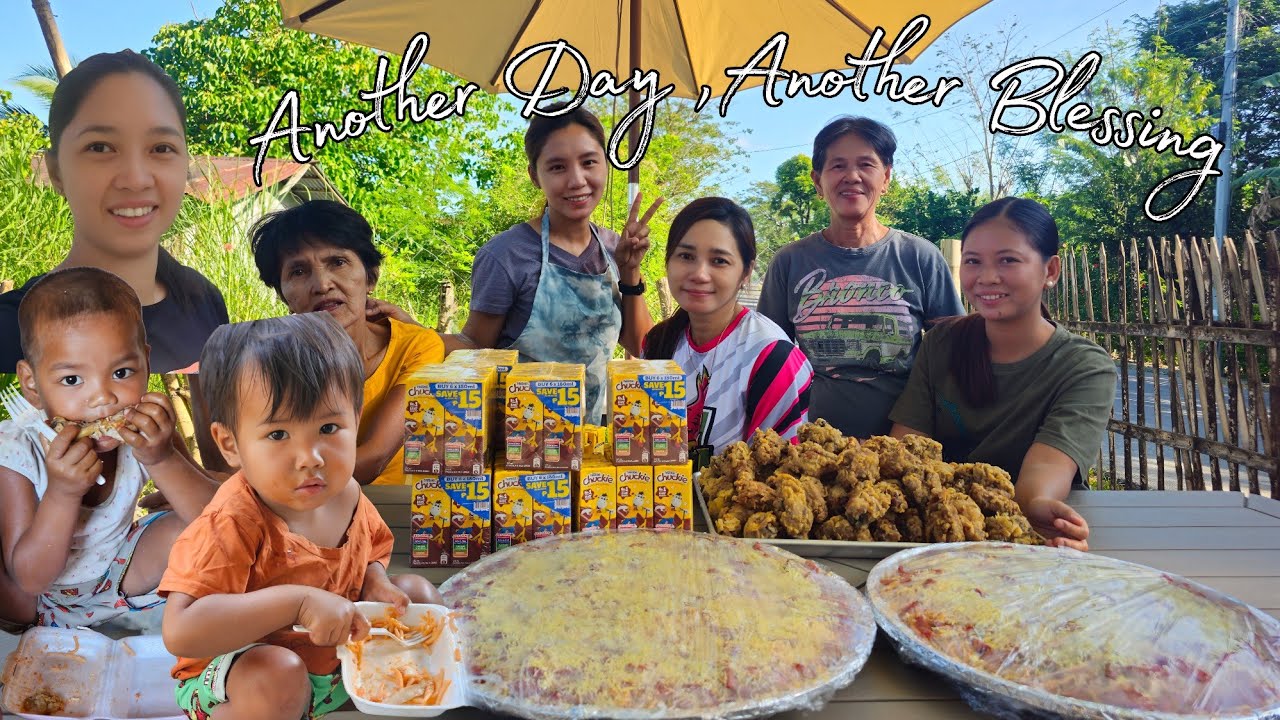 Busog lusog ang mga bata , Maraming salamat Ate Che From Canada | Buhay Probinsya | Mindoro