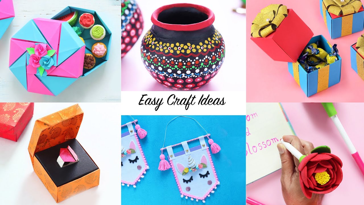 6 EASY CRAFT IDEAS | Craft Ideas | DIY Crafts