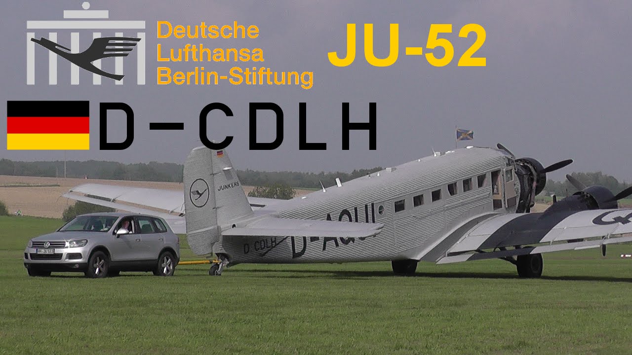 Junkers JU-52 D-AQUI (D-CDLH) Engine Startup [FullHD]
