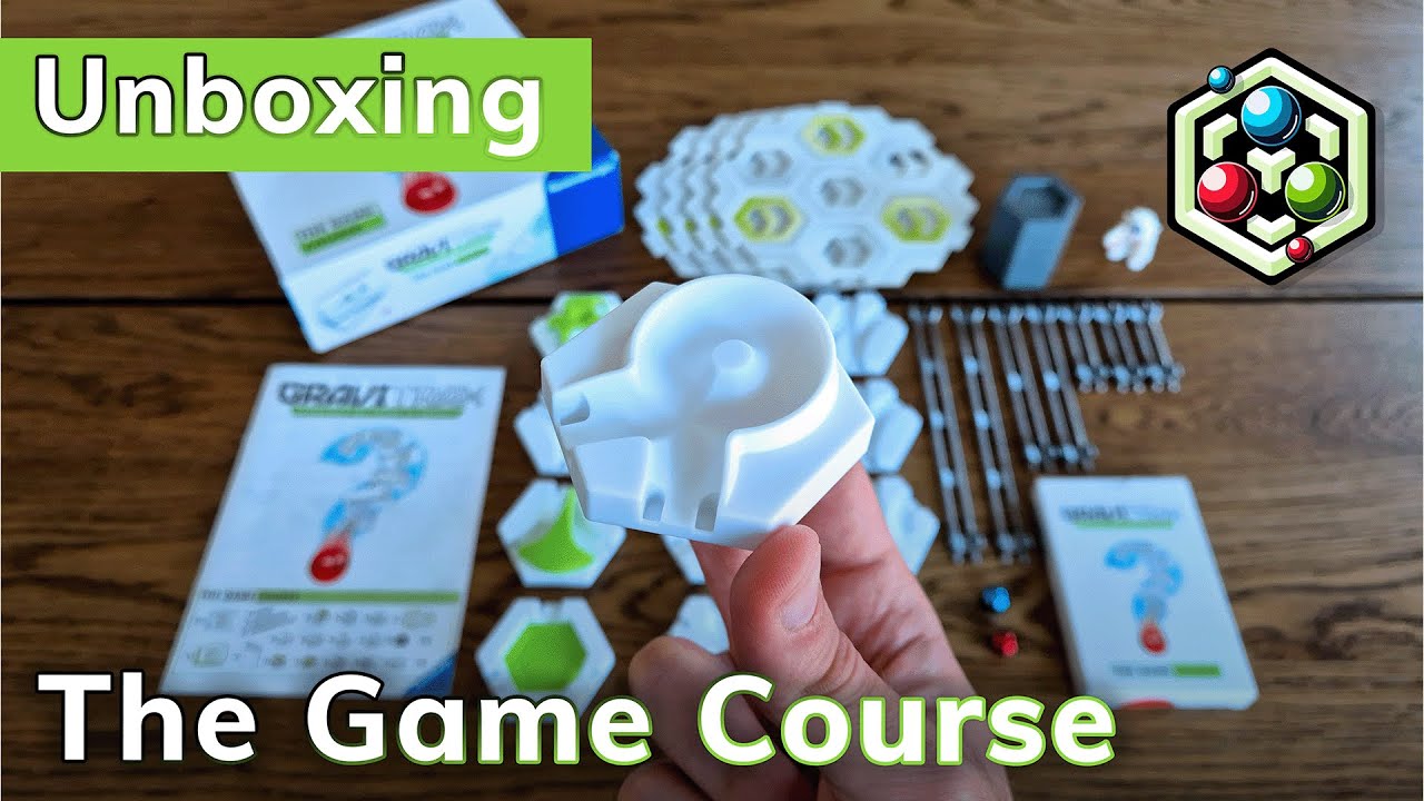 The Set with 8 Unique GraviTrax Tiles! Unboxing The Game Course! No.27