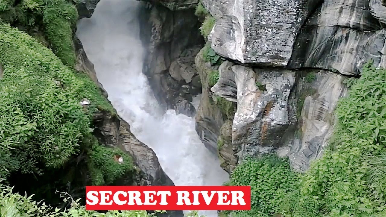 Mystic Saraswati River Indo-Tibet Border Himalayas