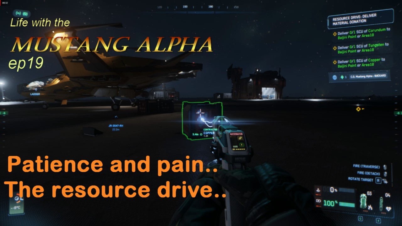 Resource Drive, starting at Arccorp is hard..| Star Citizen | Life with the Mustang Alpha | e19