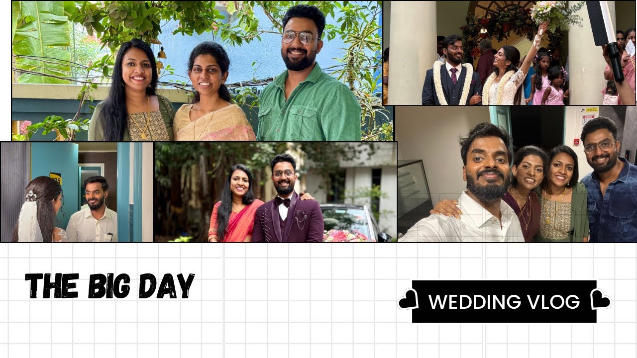  Sharon’s big day — our family is getting bigger #bestfriend #wedding #vlog #vellore #busyday 