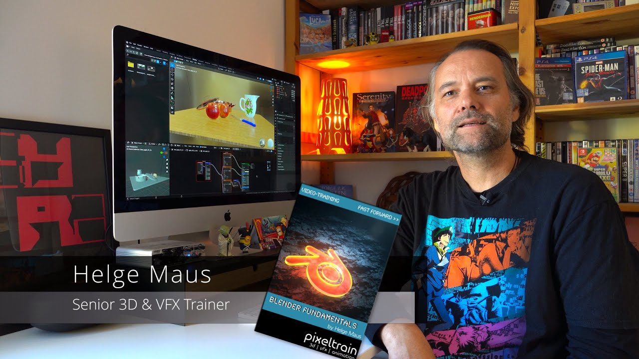 Publication Trailer - pixeltrain Blender Fundamentals - Fast Forward