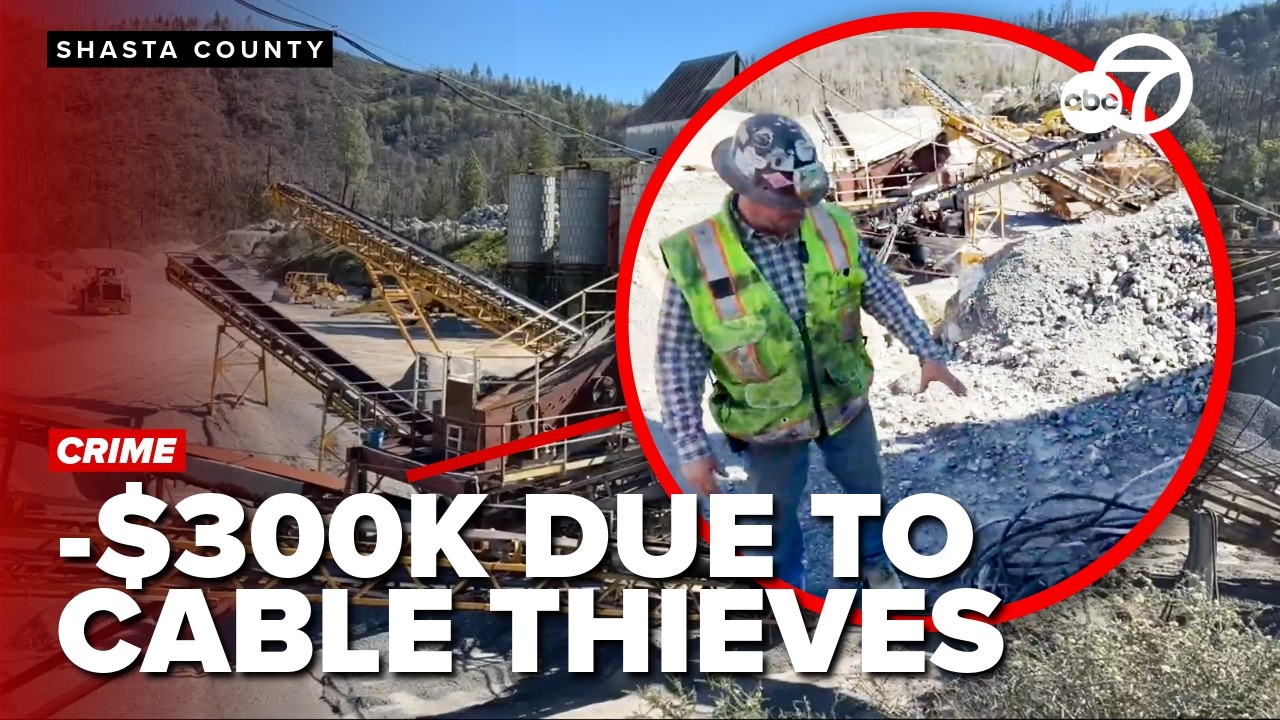 Major California quarry shuts down after cable theft, losses near $300k