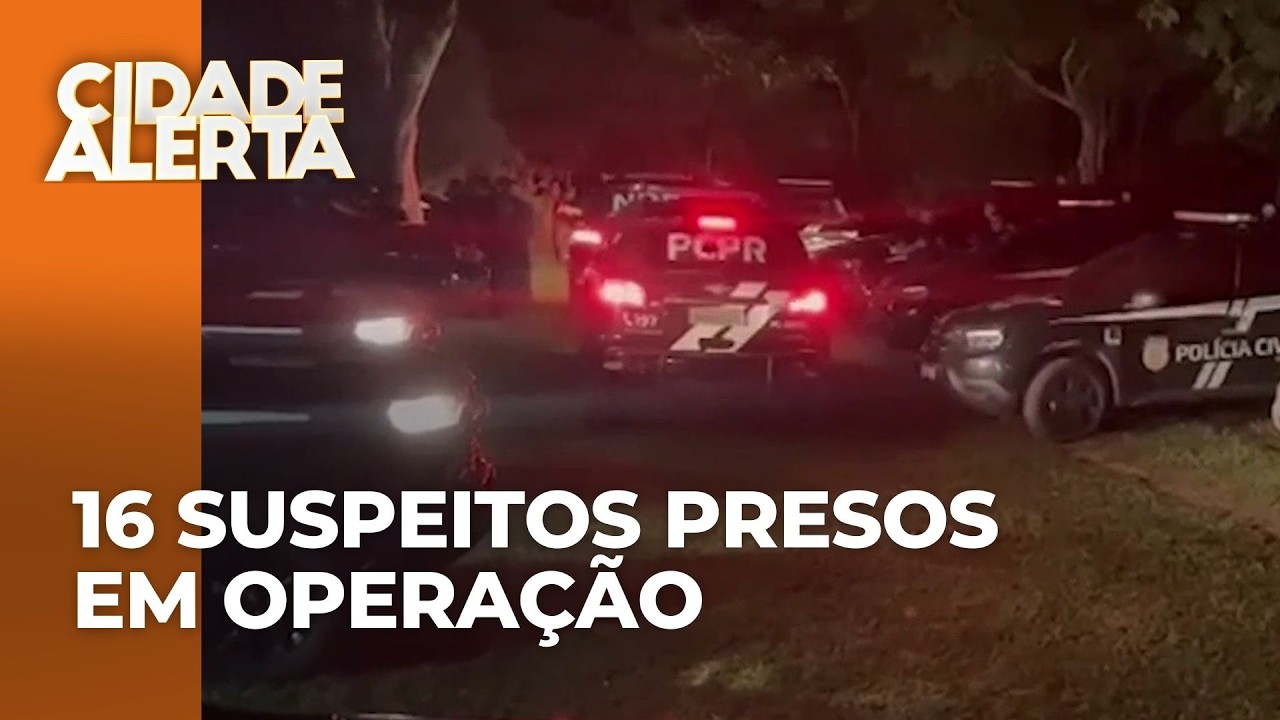 Integrantes de organização criminosa estão na mira de uma megaoperação da PC na região de Maringá