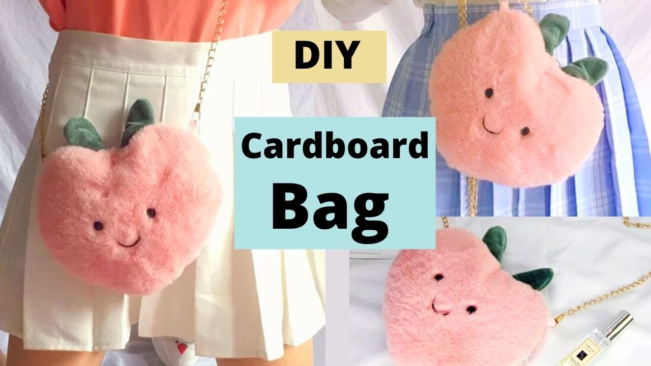Kawaii Cardboard Craft Bag ✨ Easy DIY Purse