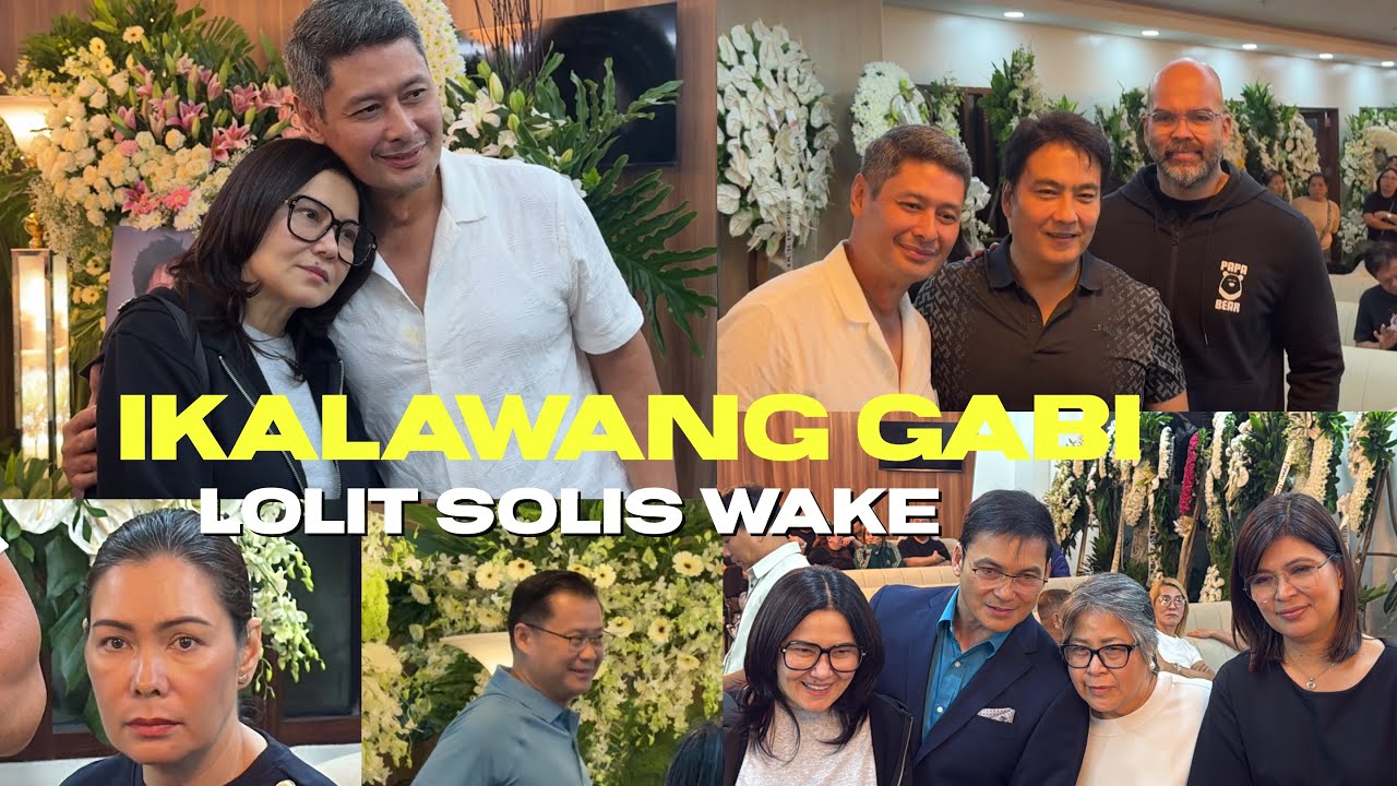 CELEBRITIES SPOTTED AT LOLIT SOLIS SECOND NIGHT OF WAKE