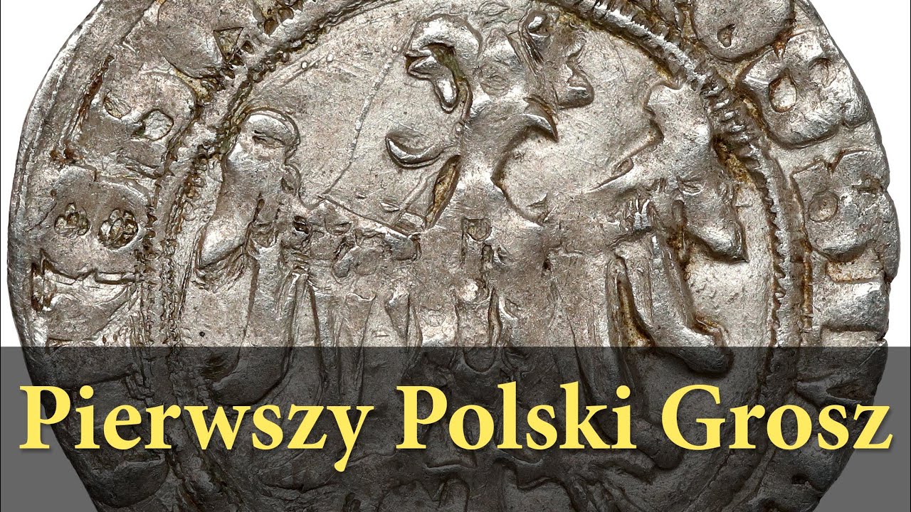 Pierwszy polski grosz - Grosz krakowski Kazimierza Wielkiego - spektakularna polska moneta