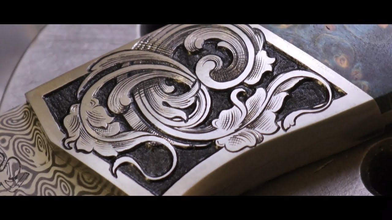 Making of tanto knife PART 2 (Finishing and engraving)