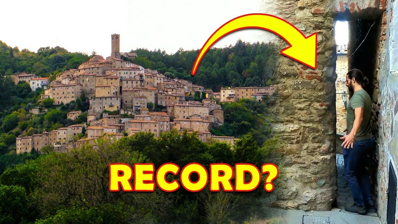 È il VICOLO medievale più STRETTO d'Italia?