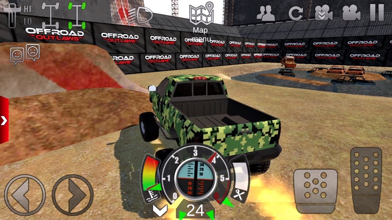 Offroad Outlaws Monster Truck Car Stunt Rally - Android GamePlay