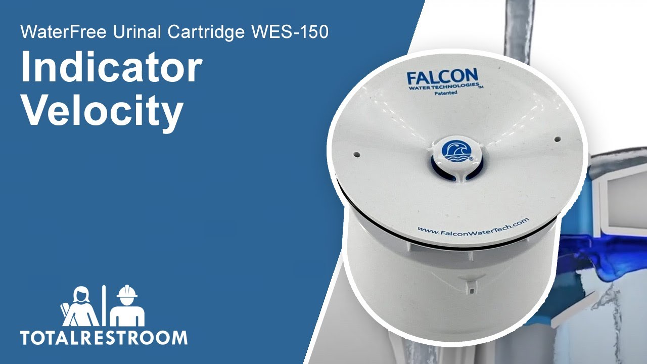 WaterFree Urinal Cartridge Falcon - Indicator Velocity