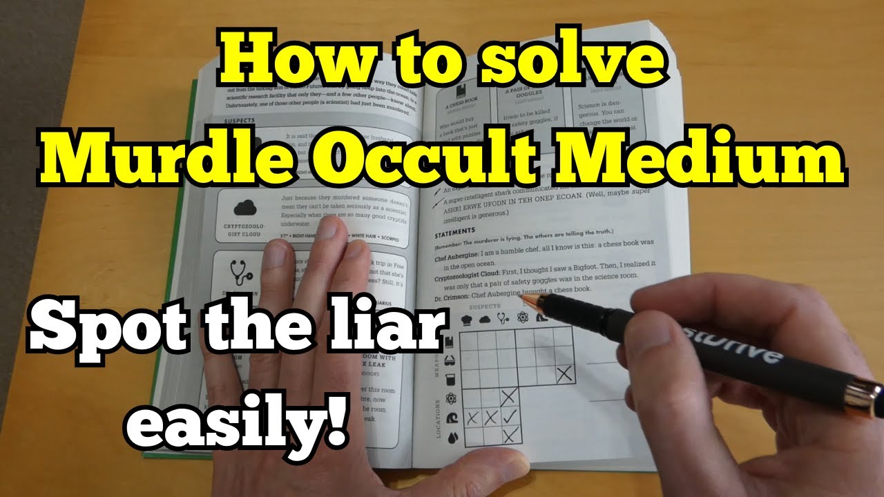 Как решить головоломку Murdle Occult Medium 🔎🔎