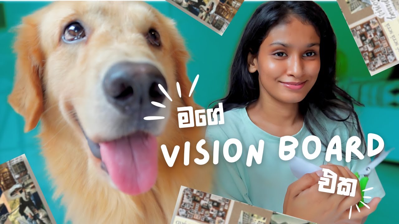 මම අලුත් අවුරුද්ද පටන් ගත්ත විදිහ 🥰 vision board එකක් හැදුවා 🙈 මේවා තමයි මේ year එකේ මගේ goals 🥺