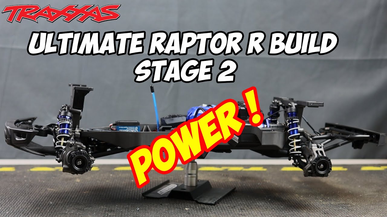 Traxxas Raptor R Ultimate Build Project, этап 2 (ESC, двигатель и сервопривод)