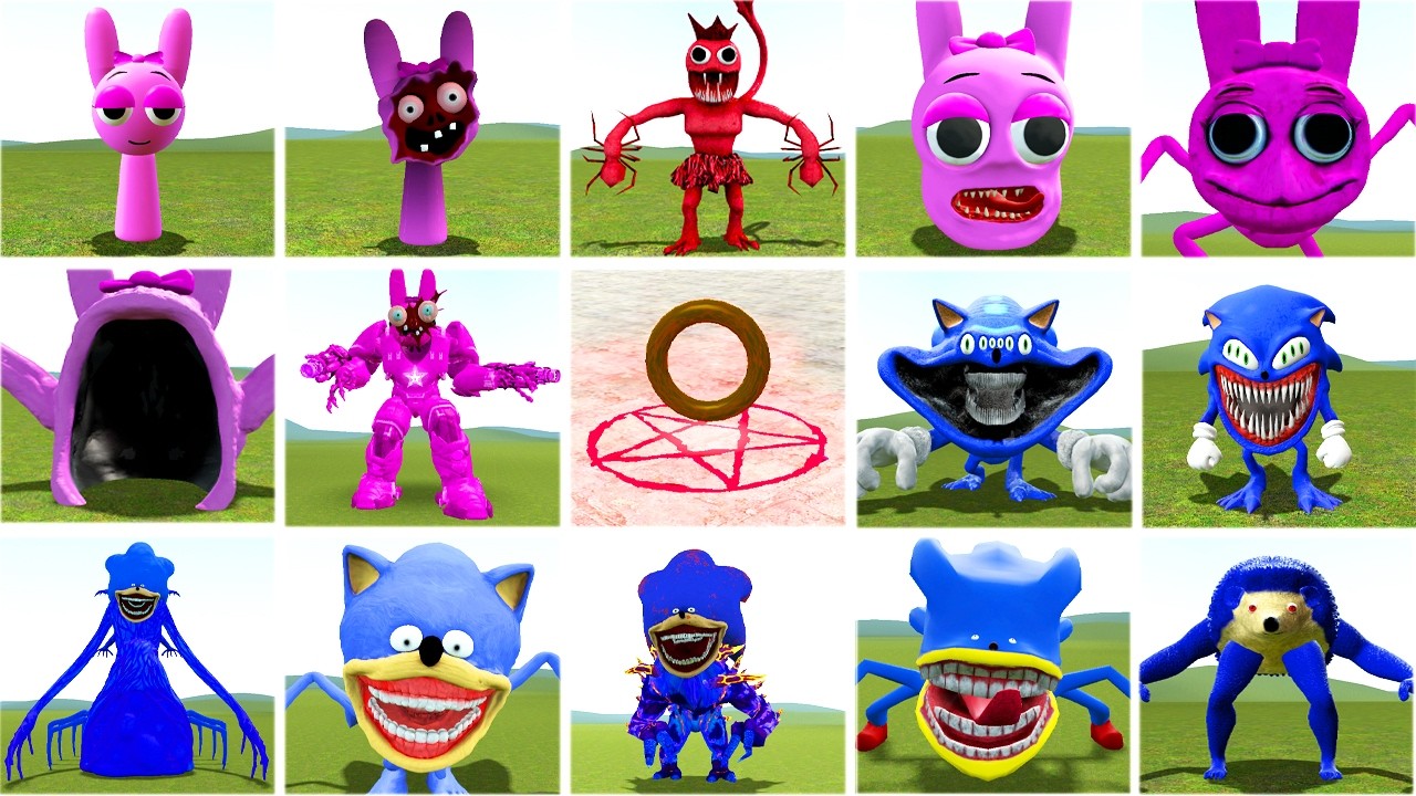 SHIN SANIC TOPES RETURNS VS EVOLVED PINKI SPRUNKI – THE FATED BATTLE IN GARRY'S MOD! 💥⚔️