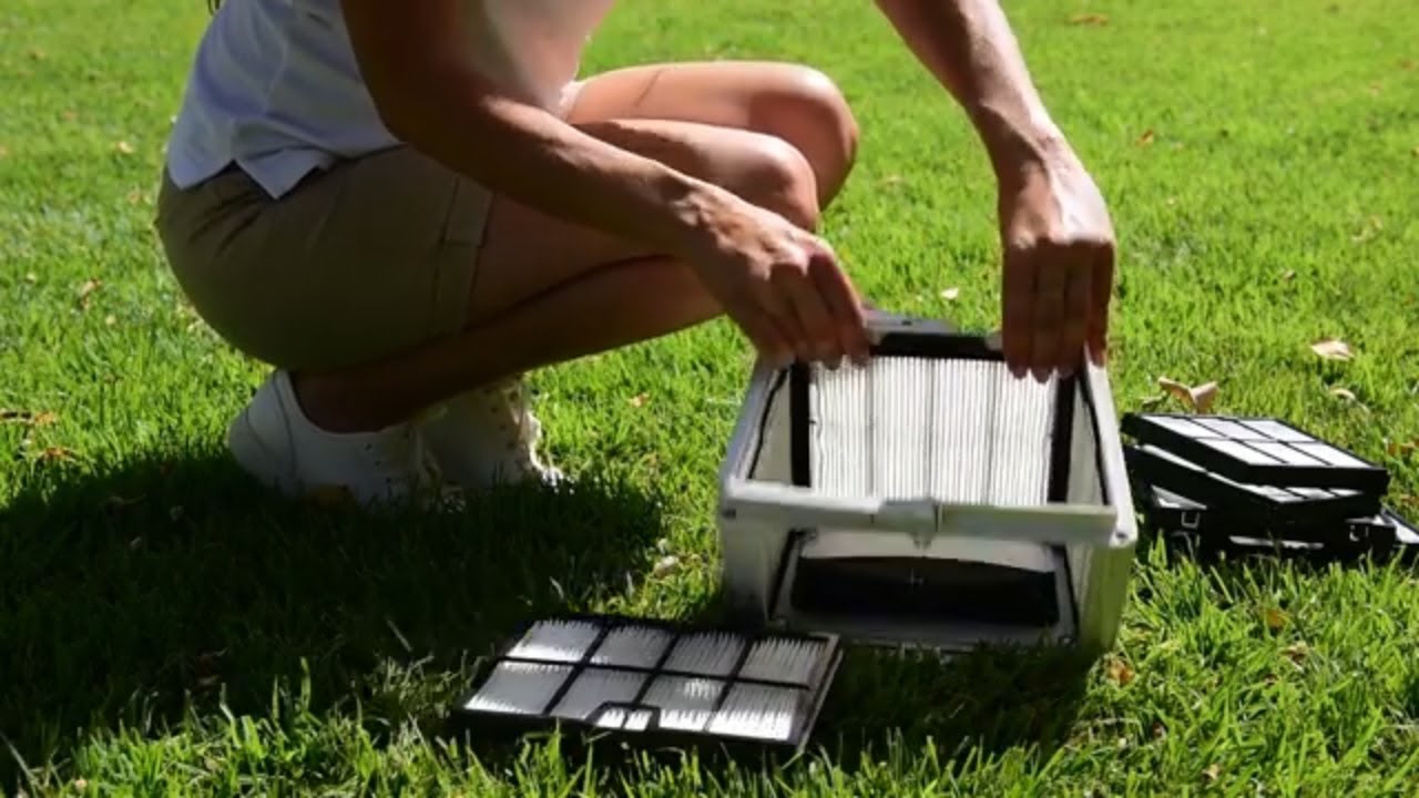 Maytronics Dolphin robot - Swapping 4 filter panels