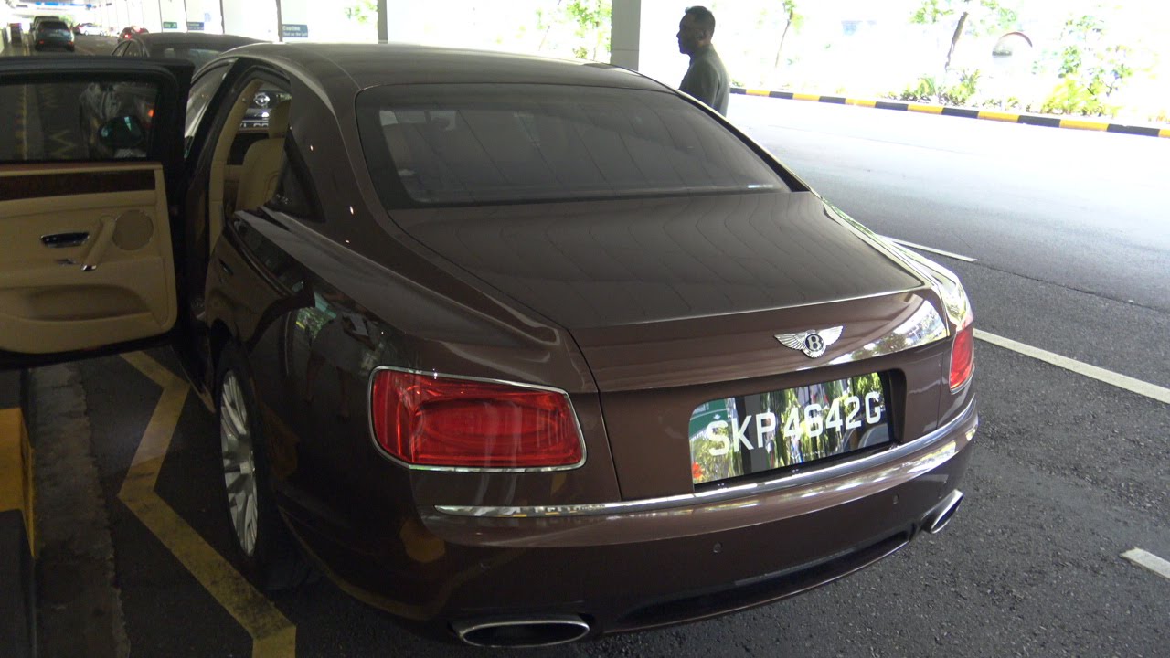 Bentley Flying Spur - Changi Airport to St Regis Hotel, Singapore