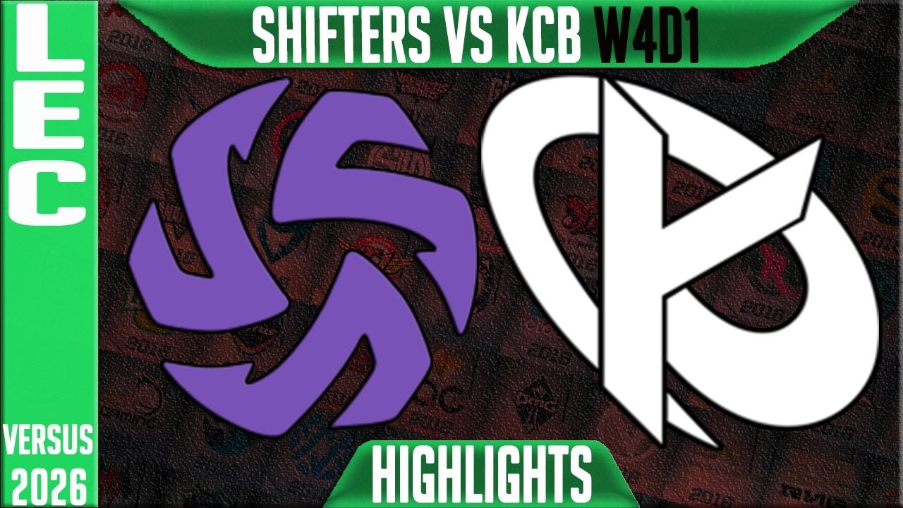 KCB vs SHFT Highlights | LEC W4D1 2026 Versus | Karmine Corp Blue vs Shifters