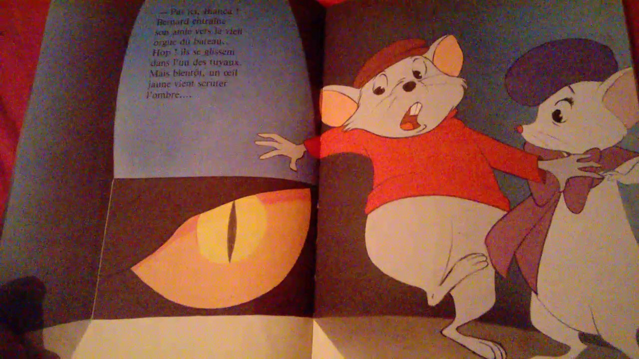 L histoire de Bernard et Bianca . Lecture du livre. Disney. Livre audio