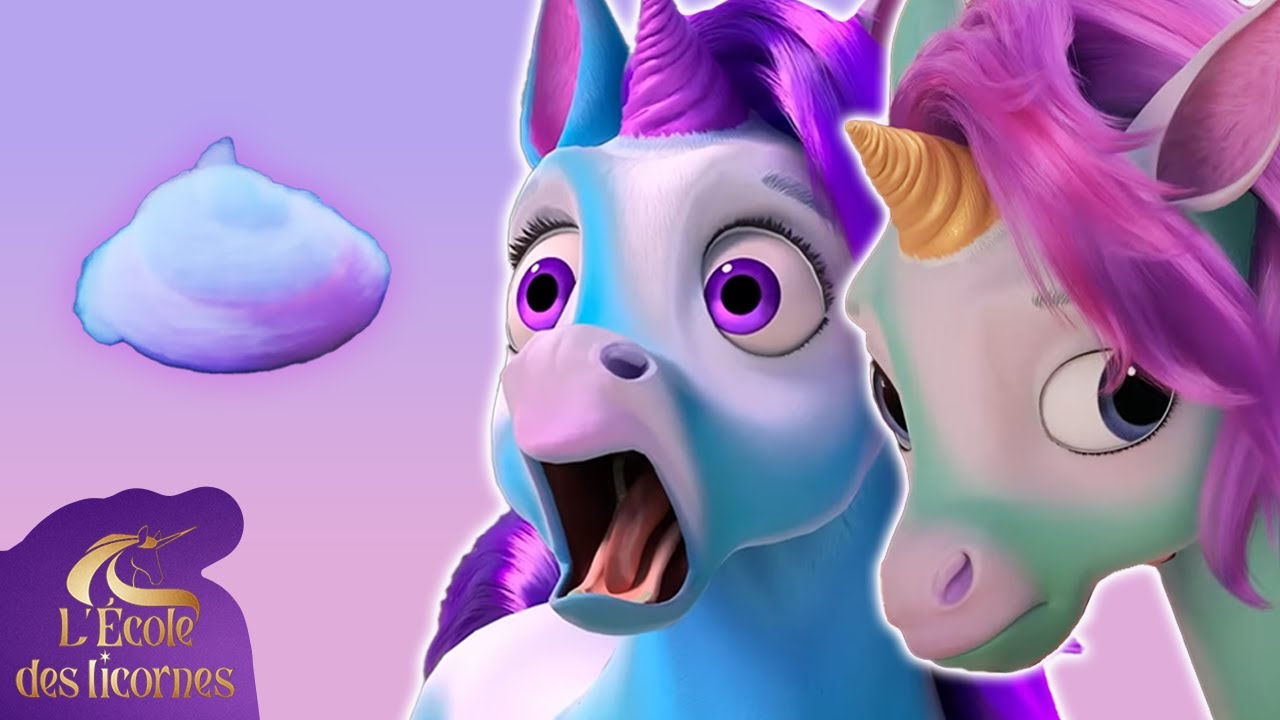 Bébé licorne barbe à papa | L'école des Licornes 🦄| Dessins animés pour enfants