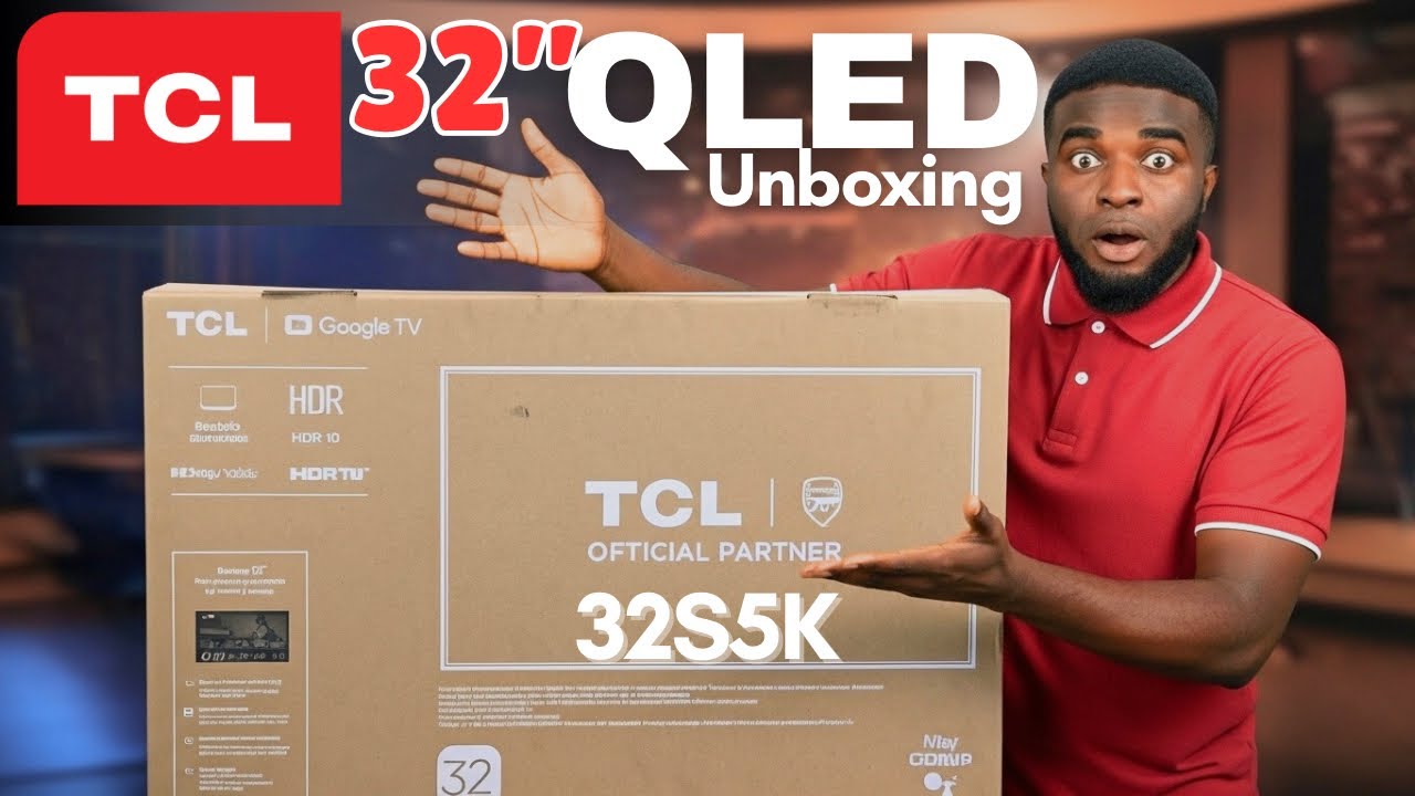 TCL 32 Inch QLED TV Unboxing & Review- Google TV Setup + Picture Test