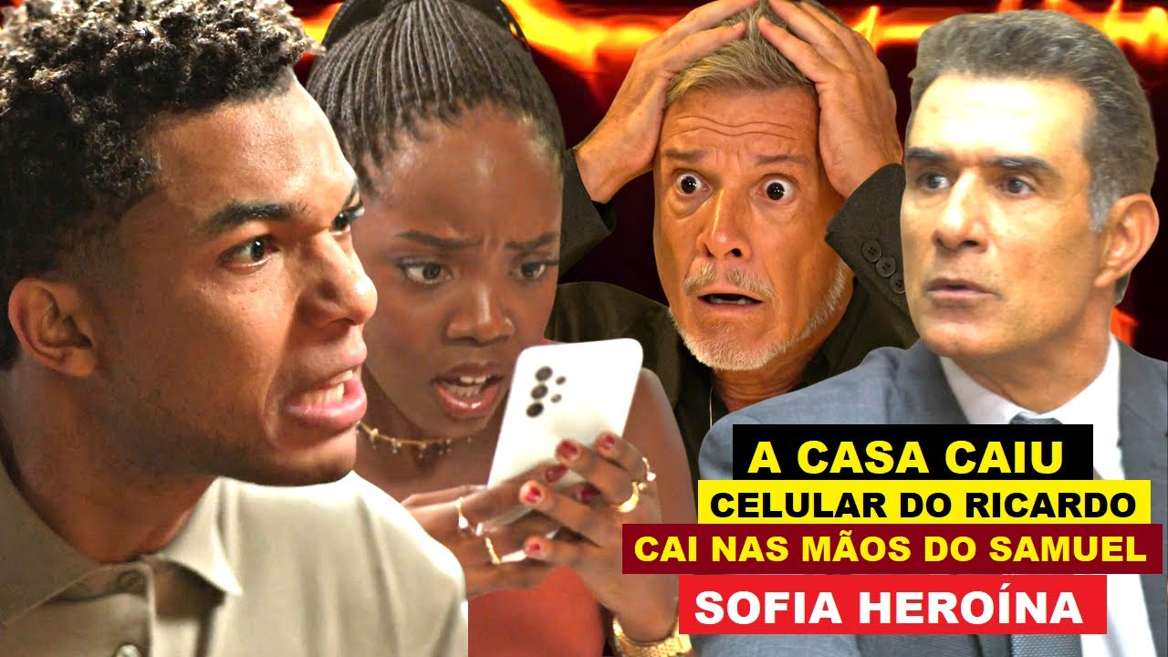 DONA DE MIM - Sofia trocará o celular de Leona pelo de Ricardo e o aparelho CAIRÁ nas mãos de Samuel