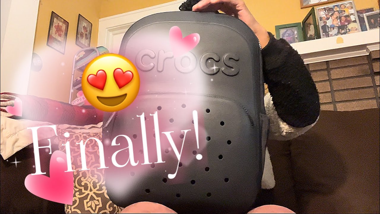 #Crocs Classic Backpack Finally Restocked #crocsbackpack #crocsbag #crocsbookbag #crocsbooksack