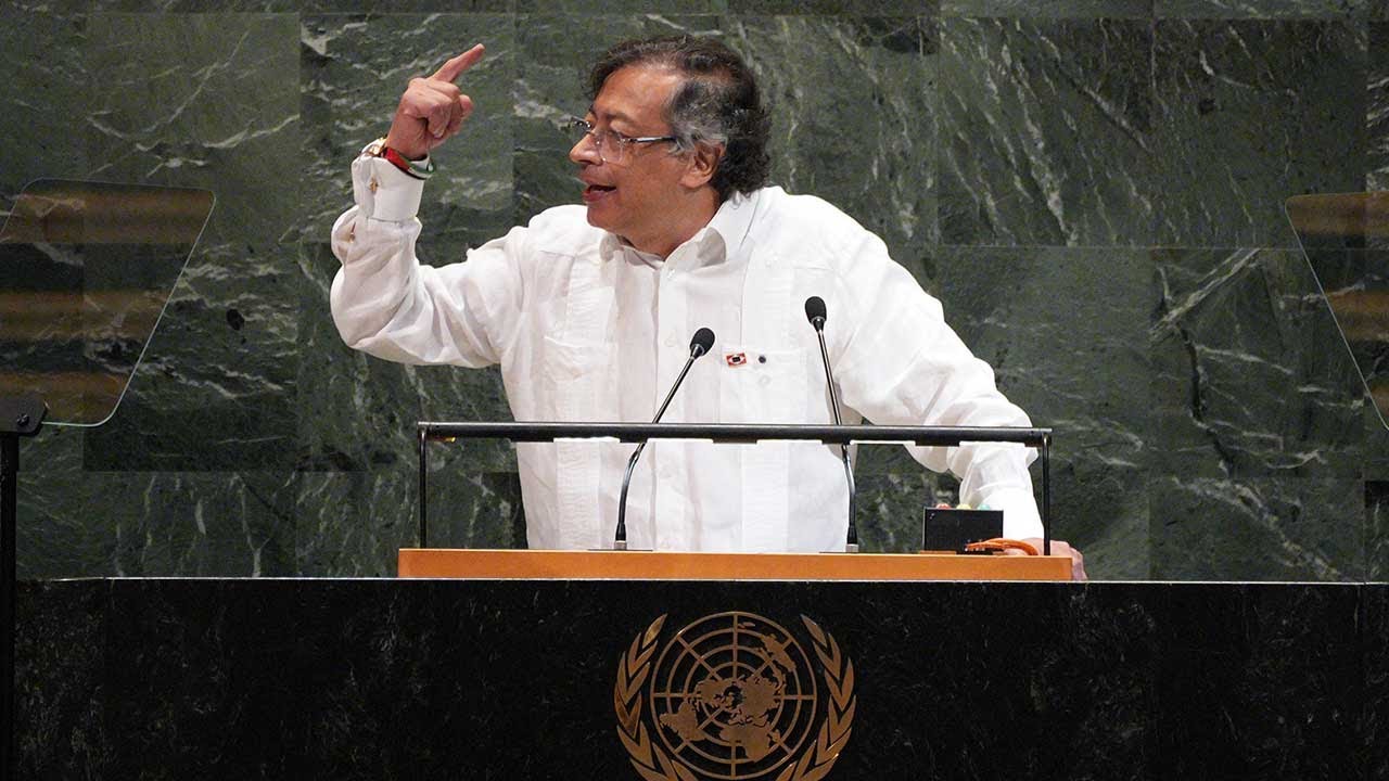 Discours du président colombien Petro à la 80e session de l'Assemblée générale des Nations Unies.