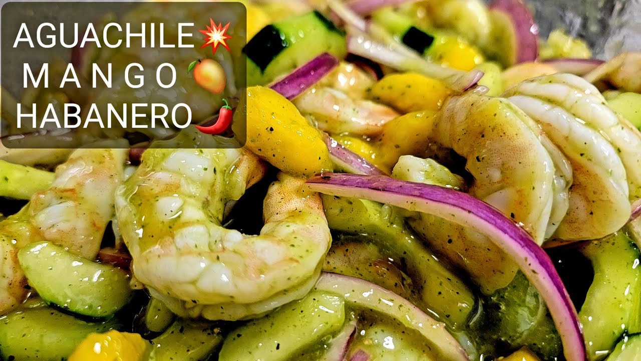 🔴 Aguachile mango habanero | Riquisimo Receta Fácil 💥