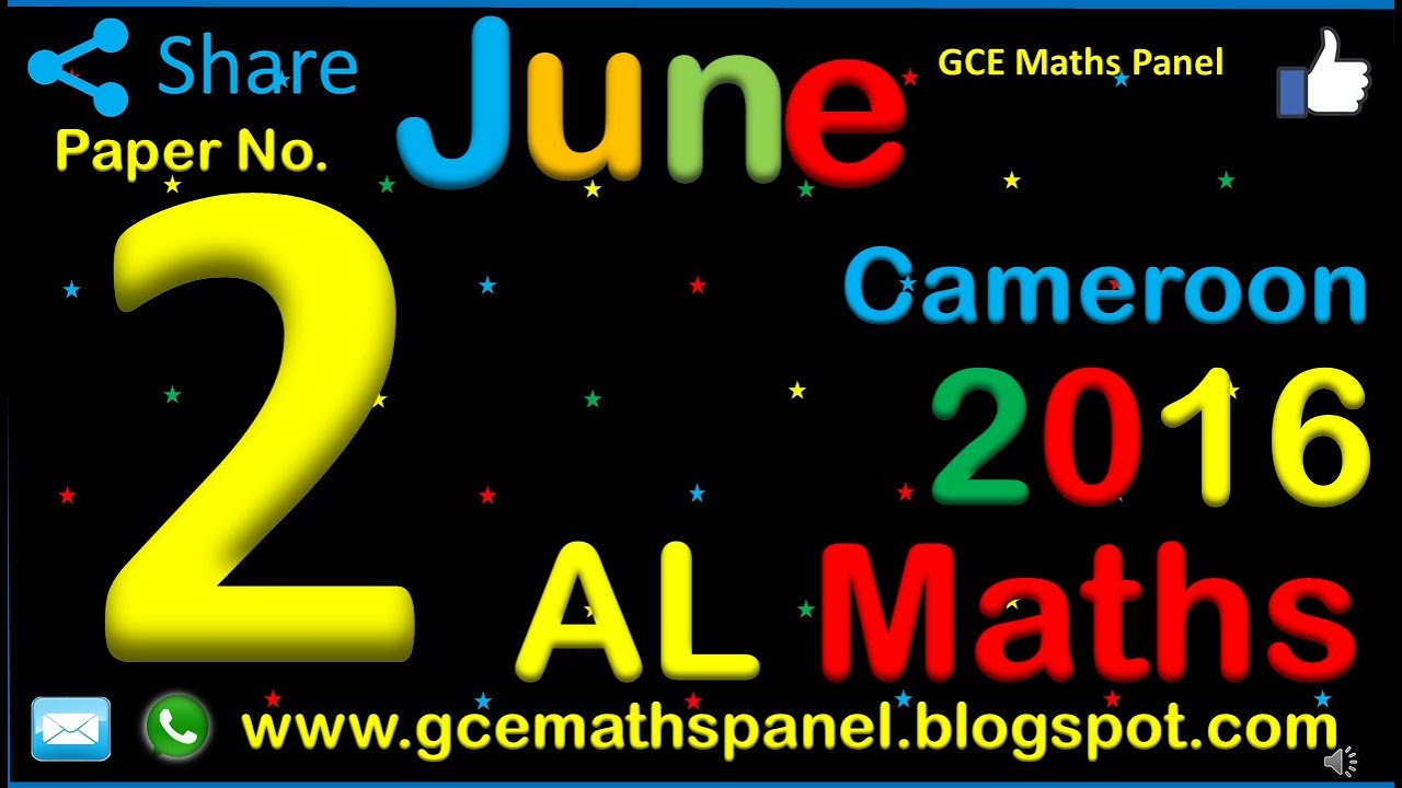 June 2016 A Level Math Correction P2