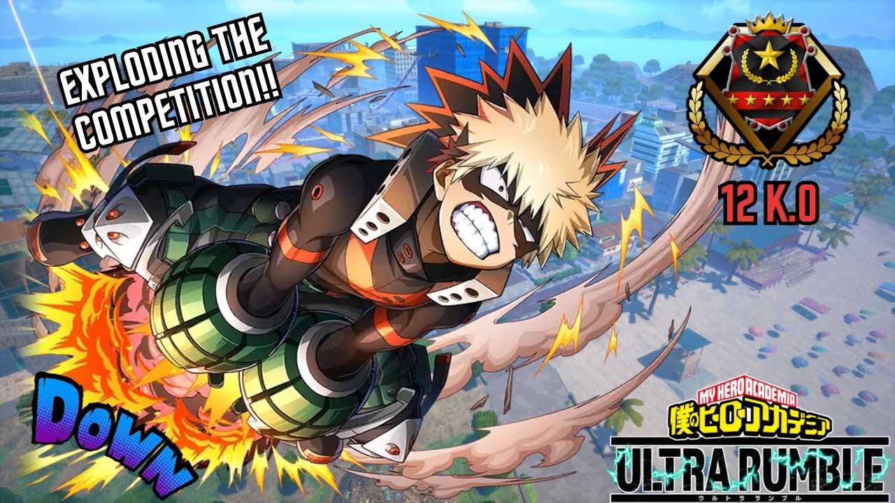 EXPLODING THE COMPETITION IN RANKED!! In My Hero Ultra Rumble!