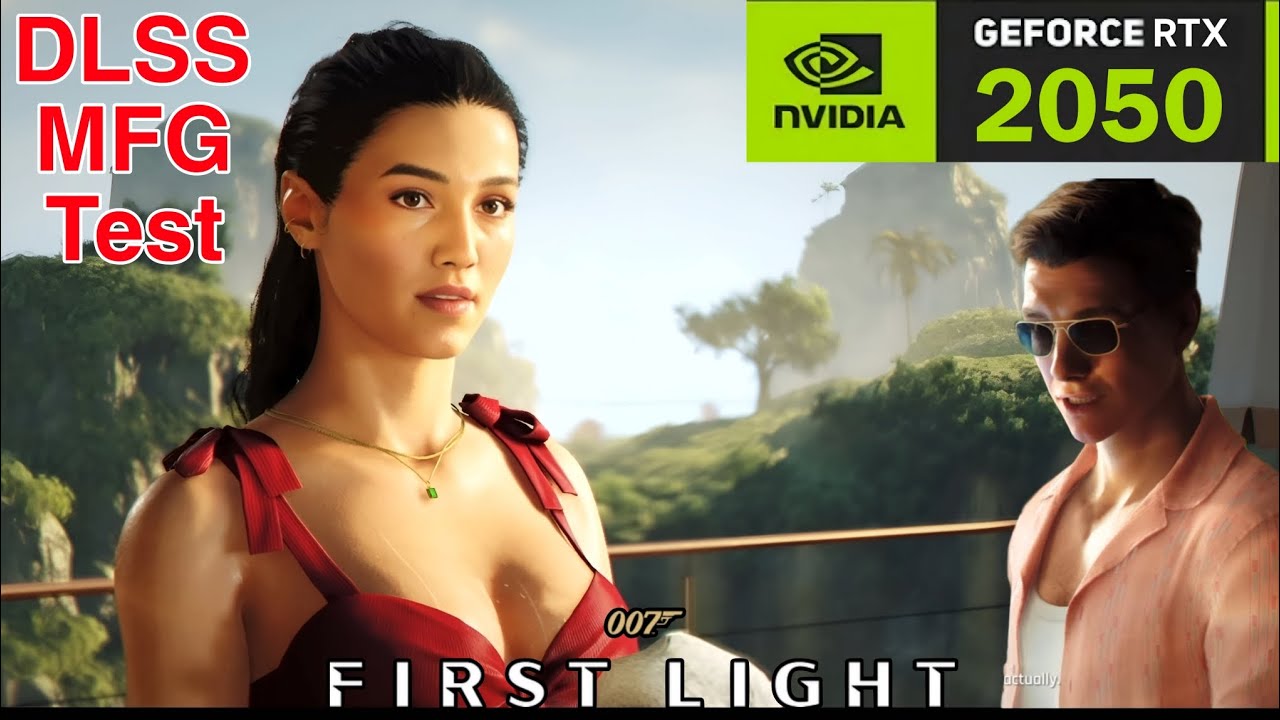Тест игры 007 First Light на RTX 2050 с многокадровой генерацией кадров 🔥