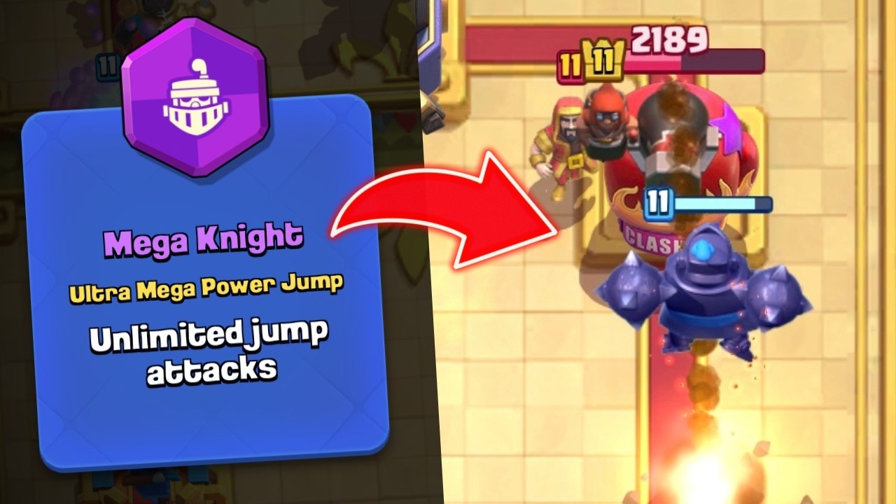 My Mega knight won't stop jumping...