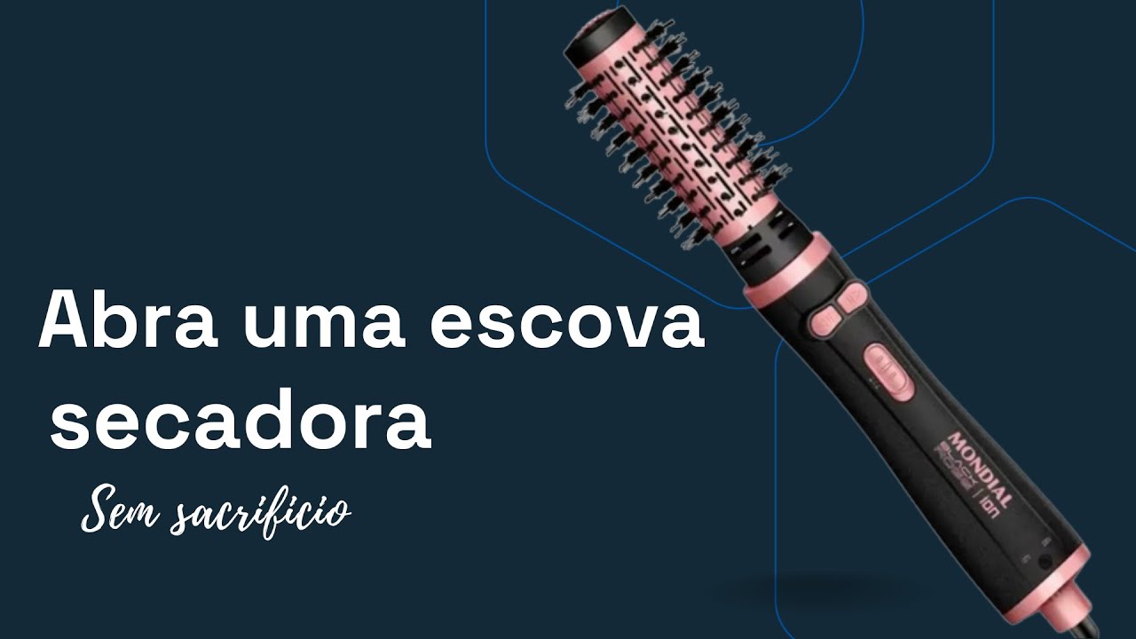 COMO ABRIR UMA ESCOVA ROTATIVA DA MONDIAL | COMO ARRUMAR UMA ESCOVA ROTATIVA ER-11 / ER-03 / ERB-01