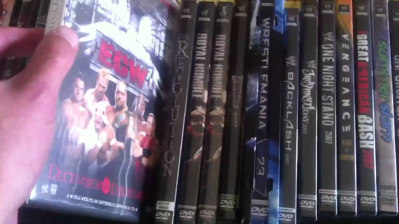 WWE dvd collection