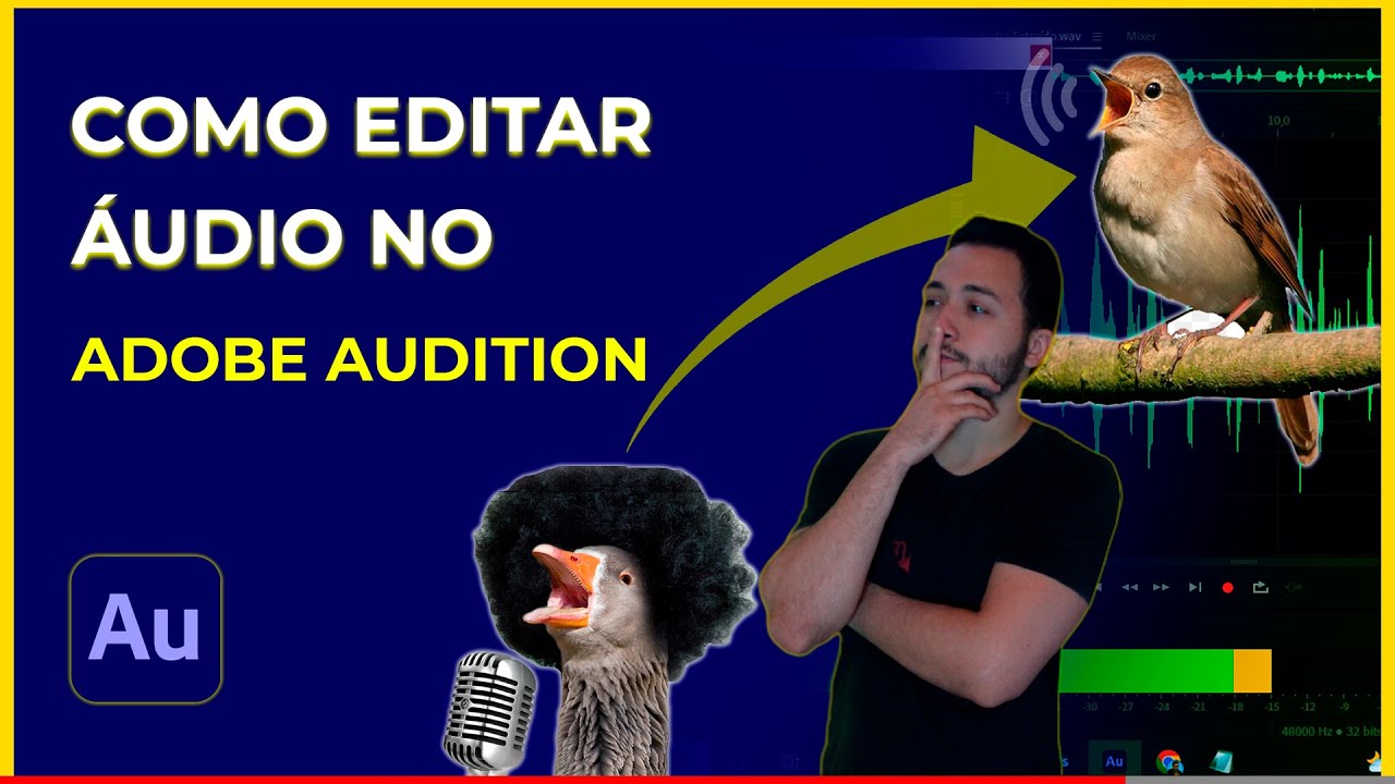 Como editar áudio no Adobe Audition MANEIRA RÁPIDA E FÁCIL