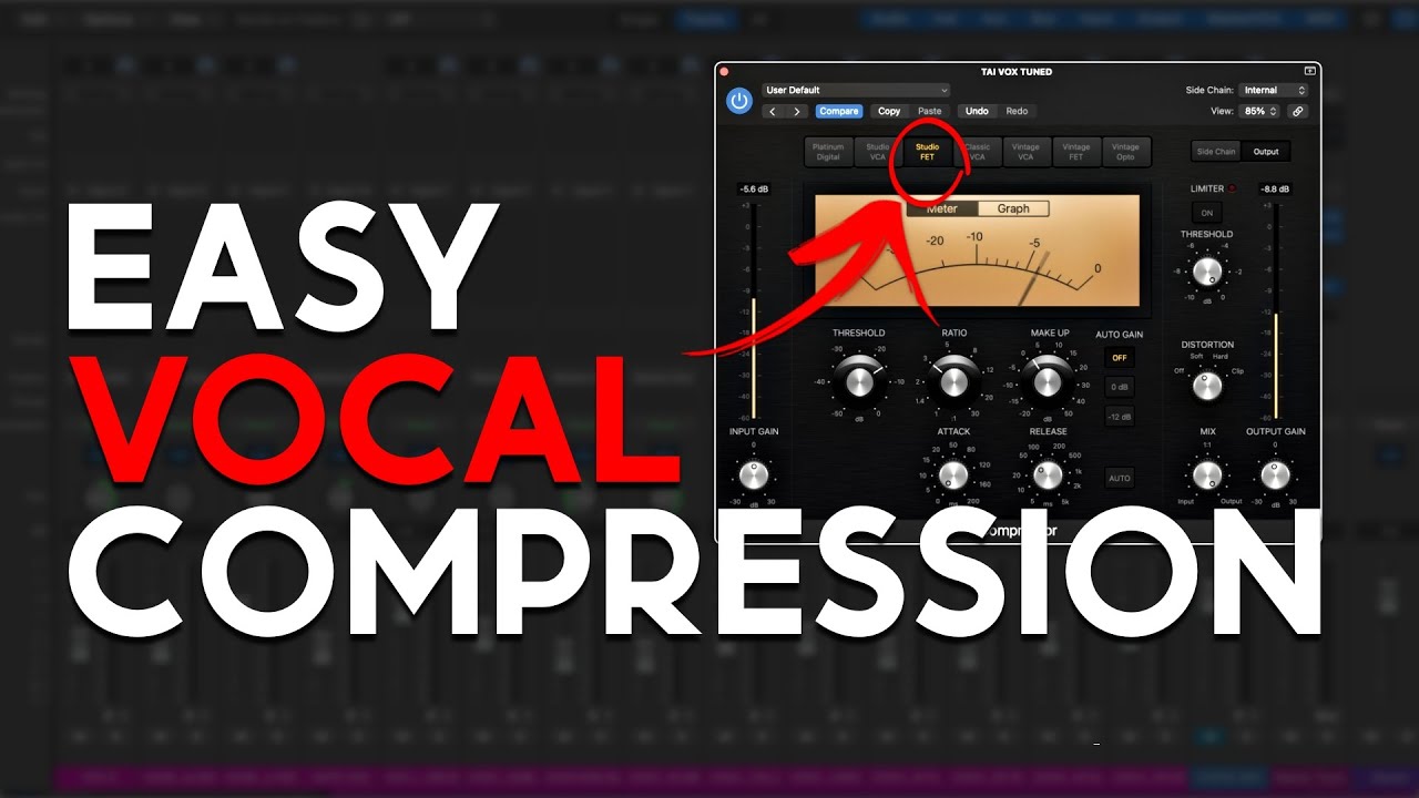 ЛЕГКАЯ компрессия вокала в Logic Pro | Микс вокала PRO в Logic Pt. 4