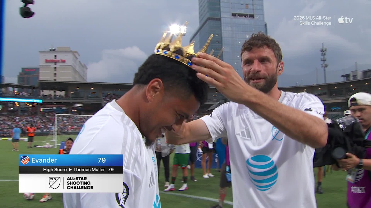Evander TIES Thomas M&uuml;ller's RECORD BREAKING All-Star Shooting Challenge pres. by AT&T