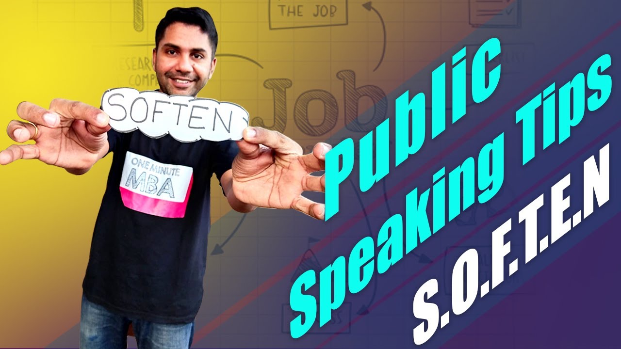 Public Speaking tips - S.O.F.T.E.N technique