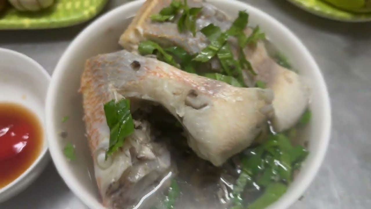 56 - Canh chua cá diêu hồng bắp chuối ngon dân dã