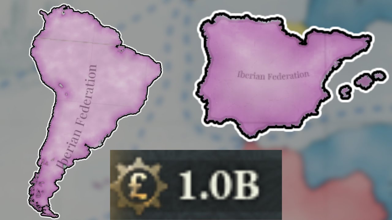 i annexed south america by forming iberia as portugal in victoria 3