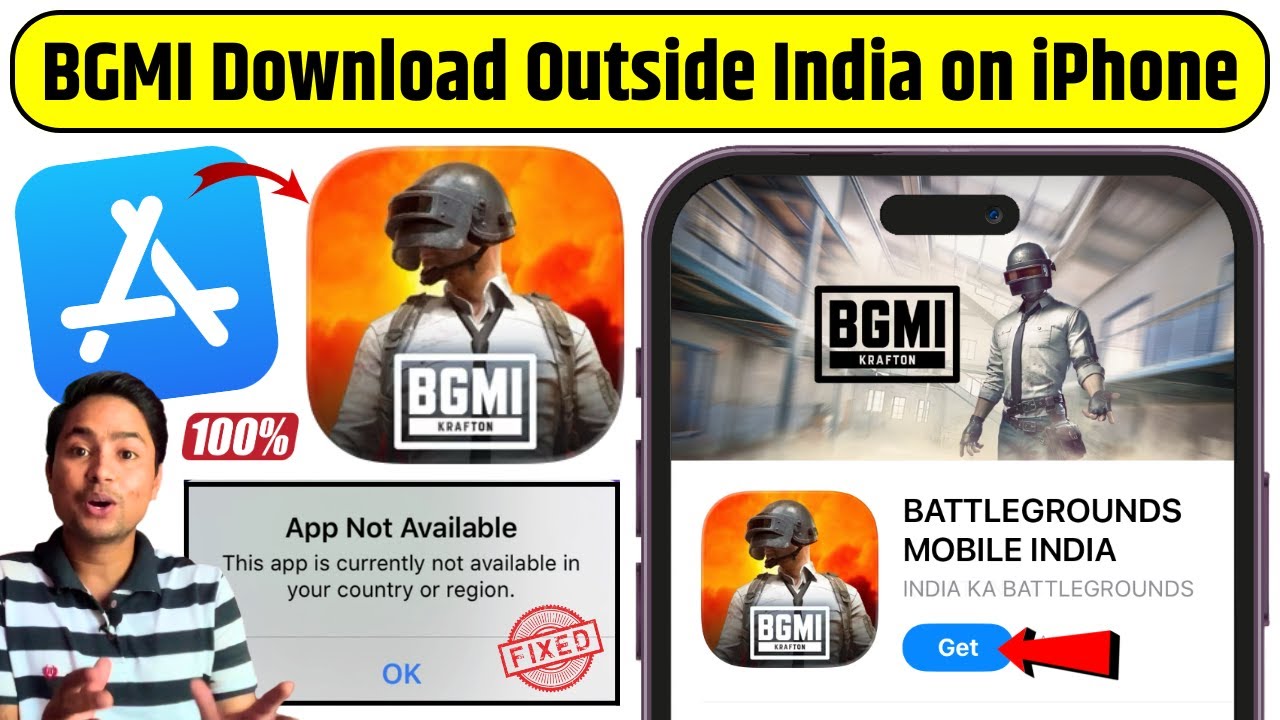 🔥BGMI Download on iPhone/iPad Outside India 100% Working | Battleground Mobile India iOS Download