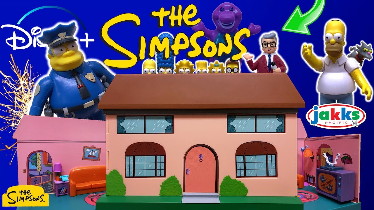 LA CASA de los SIMPSON - Playset de Colección | Jakks Pacific Diorama (2025) - TOY SHOTS