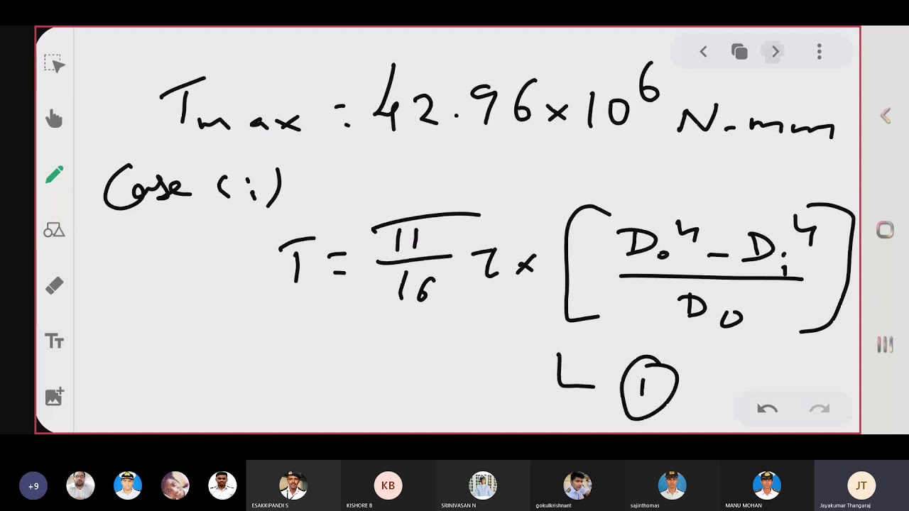 Strength of Materials- Hollow Shaft Based Problem